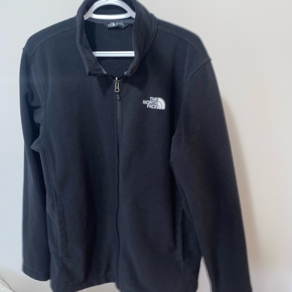 North face zip up sweater
